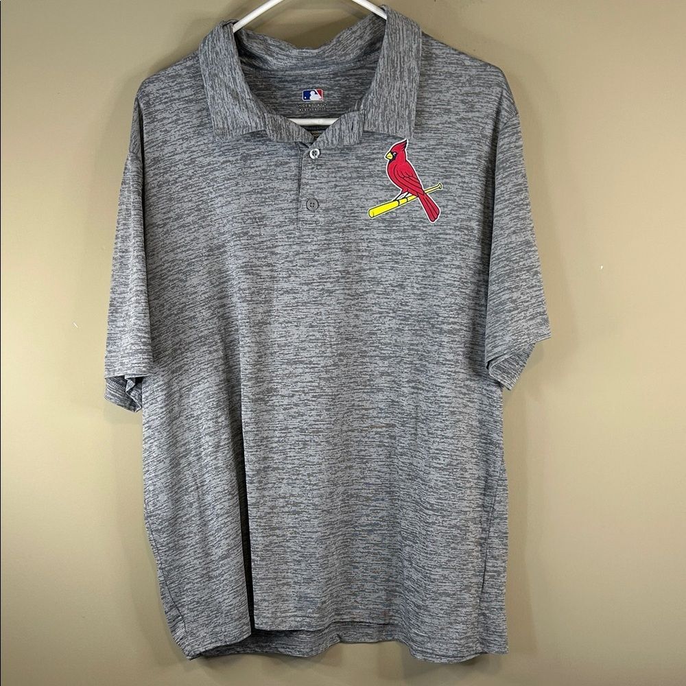 Gray St. Louis Cardinals Polo